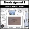French signs set 1