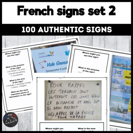 French signs set 2