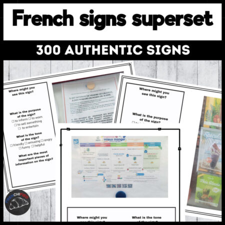 French signs bundle