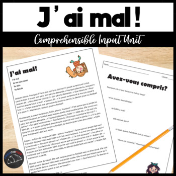 Story lessons - j'ai mal