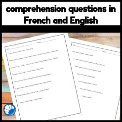 French biography bundle 3 reading comprehension activities