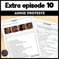 Extra French episode 10 worksheets