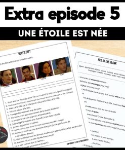 Extra French episode 5 worksheets