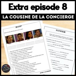 Extra French episode 8 worksheets