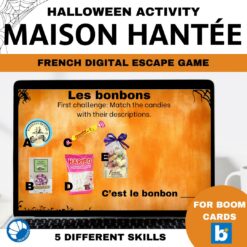 French Halloween escape game