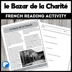 Bazar de la charite French reading