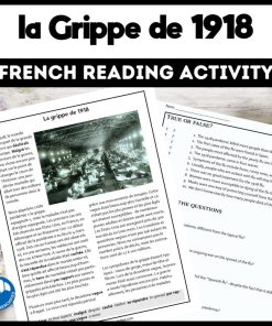 Grippe de 1918 French reading