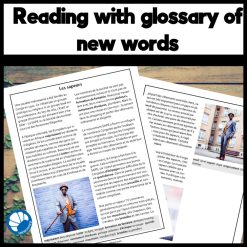 Les Sapeurs French reading comprehension activity
