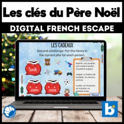 French Christmas escape game