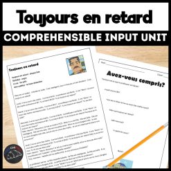 Toujours en Retard French CI lesson