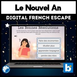 French New Year escape game