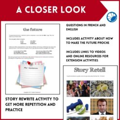 Le Nouvel An French comprehensible input lesson plan