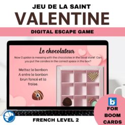 French Valentine escape game