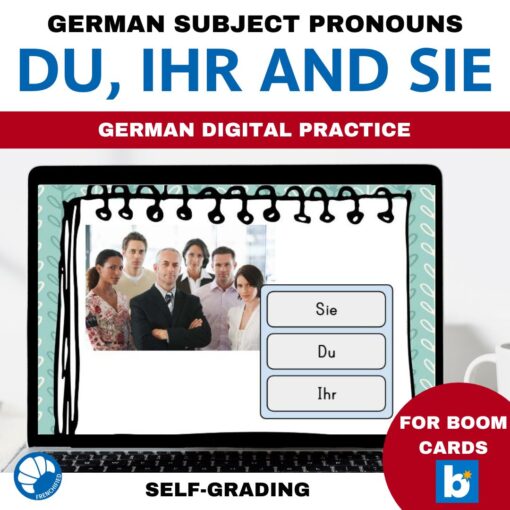 German pronouns digital game