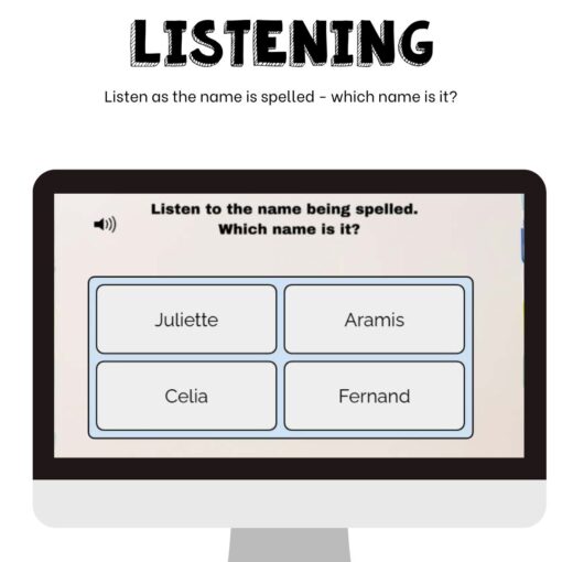 French Boom Cards to practice French alphabet, accent marks & spelling - Image 2