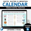 French Calendar practice