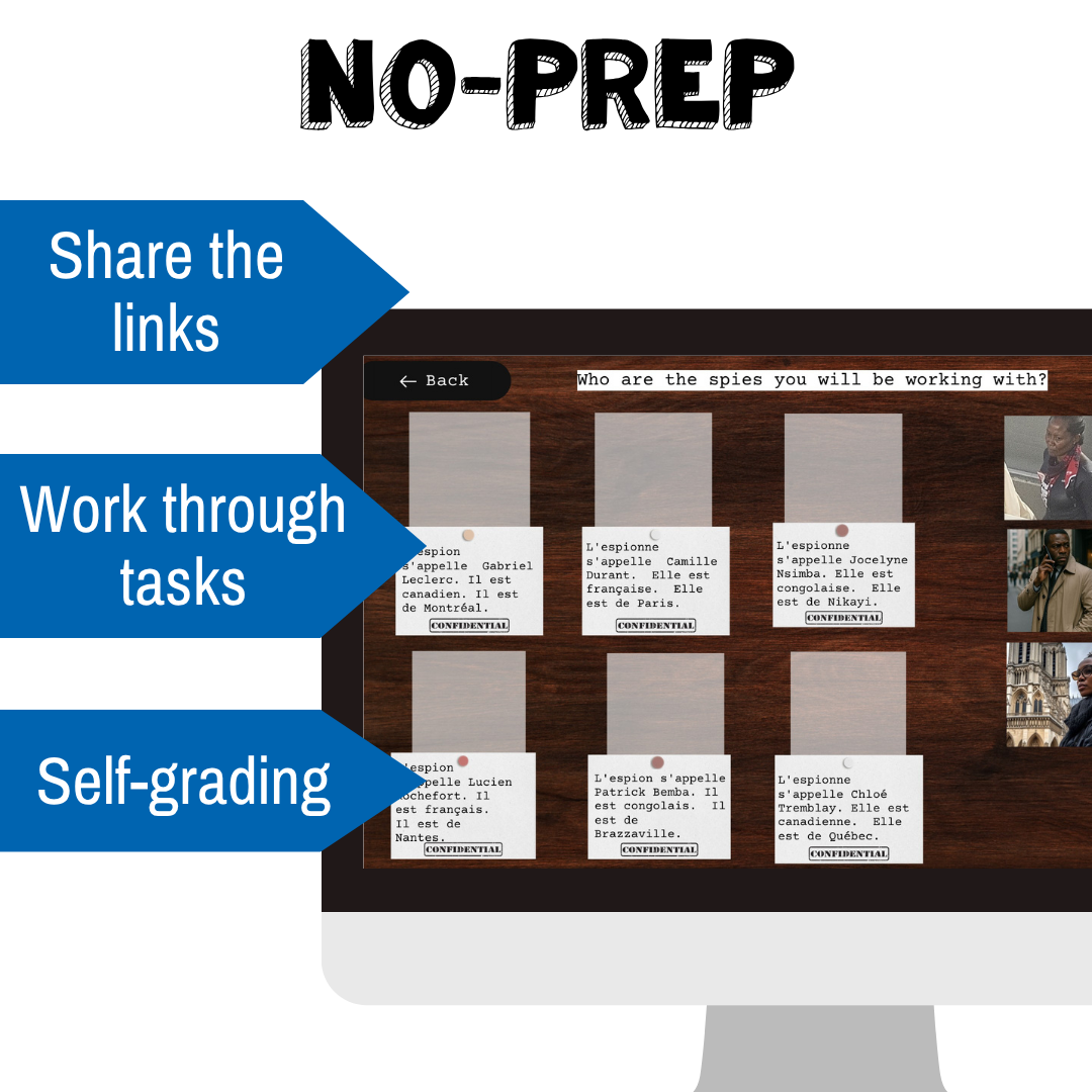 Semester 1 French Novice Low Beginning French escape games 2 Semester 1 French Novice Low Beginning French escape games - Image 2