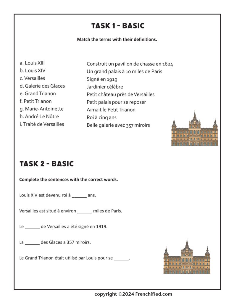 6 Paris Monuments - French reading comprehension