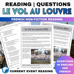 Louvre theft reading activity