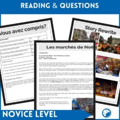 French Christmas markets Beginning French CI Lesson Plan 7 French Christmas markets Beginning French CI Lesson Plan