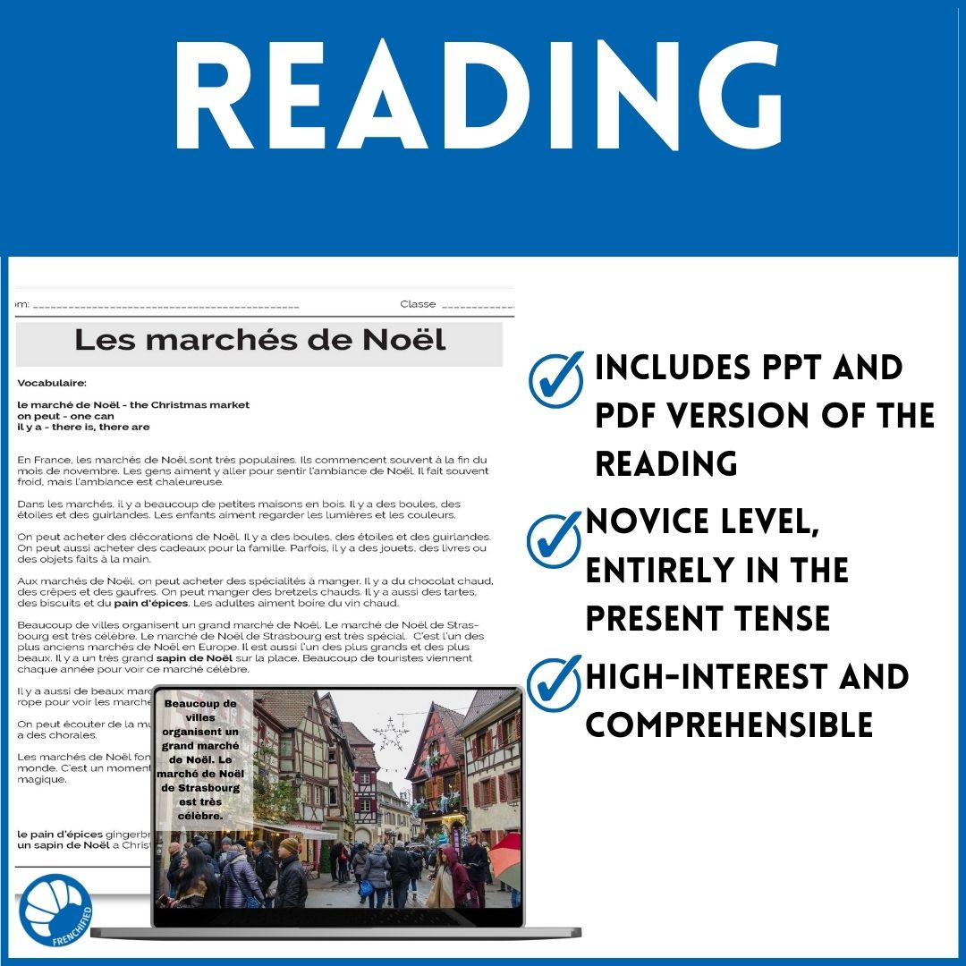 French Christmas markets Beginning French CI Lesson Plan 4 French Christmas markets Beginning French CI Lesson Plan - Image 4