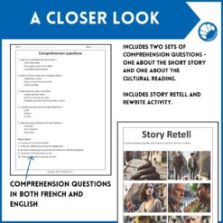 French possessive adjectives - Le Caca est à qui? reading comprehension