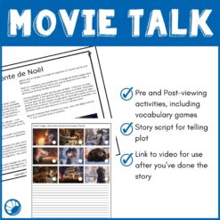 Conte de Noël Beginning French Christmas movie talk script and activities 8 Conte de Noël Beginning French Christmas movie talk script and activities