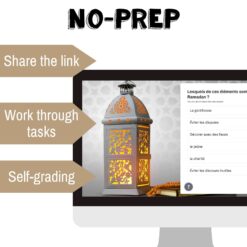 Alternative view of Ramadan French reading comprehension and vocabulary activity Eid al-Fitr