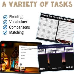 Ramadan French reading comprehension and vocabulary activity Eid al-Fitr