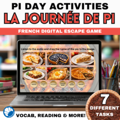 Shop by Category - Quality resources for the WL classroom 37 French Pi Day digital escape game