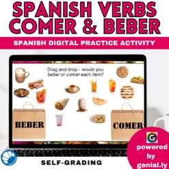 Comer and beber Spanish verbs