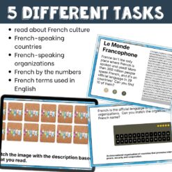 Why Learn French digital escape game in French culture reading vocabulary