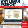 Why learn French digital escape game