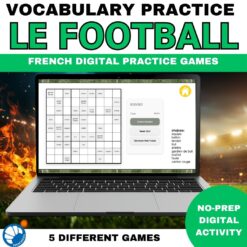 French soccer vocabulary practice games