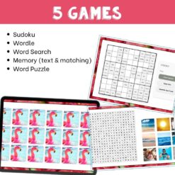 French summer vocabulary activity practice games l'été