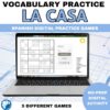 Spanish house vocabulary