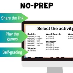 French activity verbs vocabulary practice games different activities