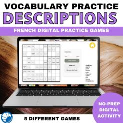French physical descriptions vocabulary