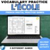 French school vocabulary