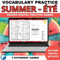 French summer vocabulary
