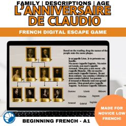 Frenchified 11 French family escape game
