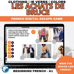 Frenchified 13 French clothing escape game